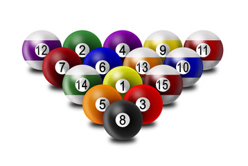 Billiard balls