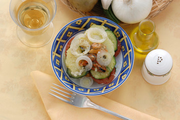 Tortino di cozze patate pomodori e cipolle - Antipasti E.R.