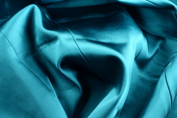 blue silk
