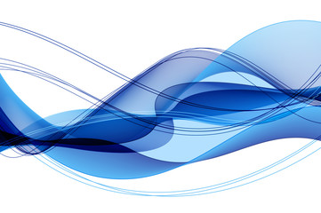 Fototapeta premium background or wallpaper blue decorative texture with waves