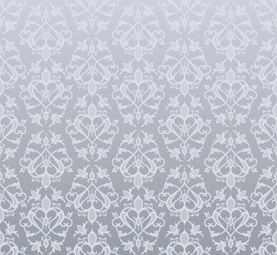 Seamless silver wallpaper