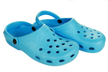 blue beach sandals
