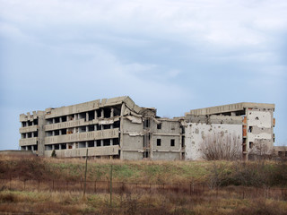 Fototapeta na wymiar Zniszczenie budynku