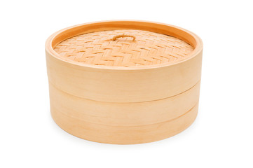 Steamer isolated on the white