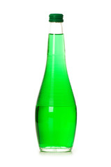 Juice bottle isolated on the white