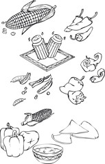 Mexiko, Gemüse, Schoten, Chili, Tapas