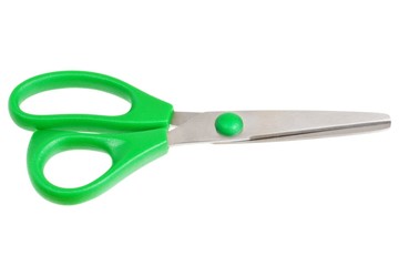 Childs scissor isolated on white background