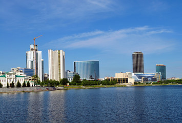 Fototapeta na wymiar Yekaterinburg cityscape