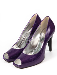 violet female shoes