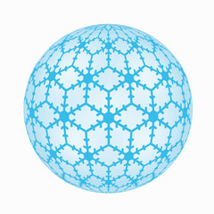 Weihnachtskugel abstrakt