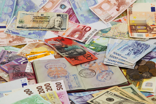 Travel Passport and Money