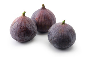 Three fresh figs