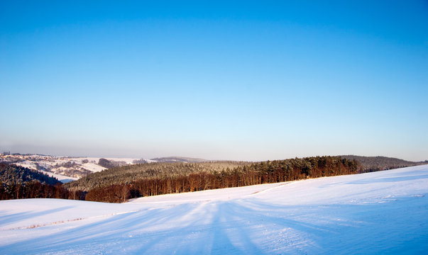 Winterlandschaft in Th&uuml;ringen