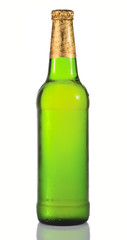 Green beer bottle