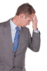businessman headache