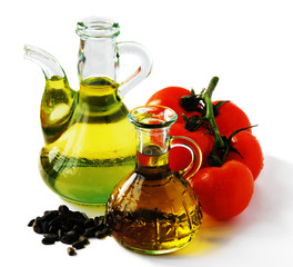 olive oil and tomatoes