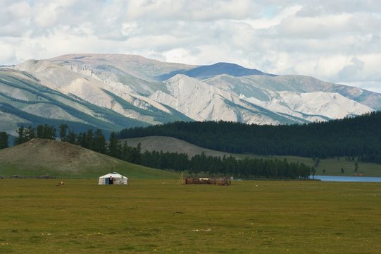 Mongolische Behausung