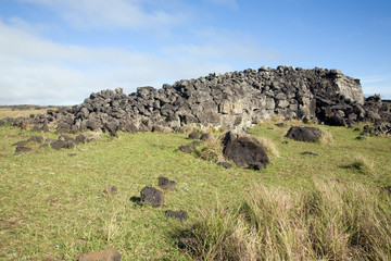 Obraz premium Easter Island - Ahu Te Peu