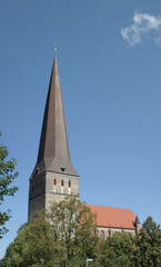 Fototapeta na wymiar Rostock Petrikirche