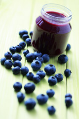 baby food - blueberries