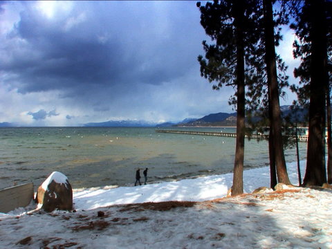 Winter Scenes of Lake Tahoe