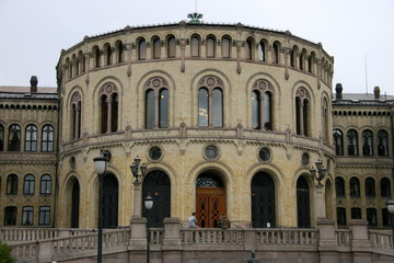 Obraz na płótnie Canvas parlement de norvège