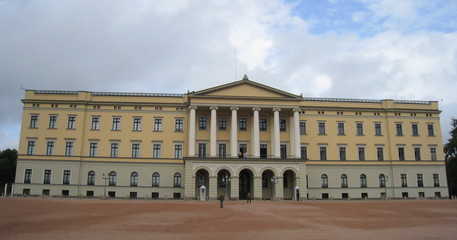 Fototapeta na wymiar palais royal de norvege