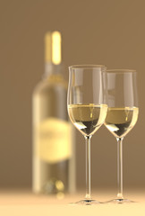 Wine White glass