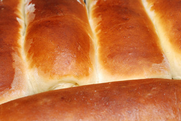 Background from home made rolls