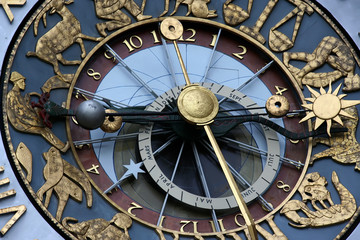 Zodiac clock