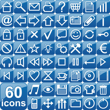 blue icons