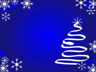 Abstract christmas background - vector background