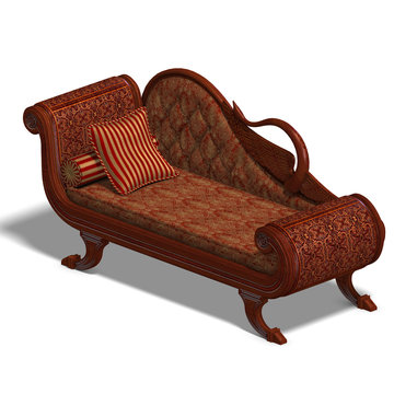 very comfortable sofa from biedermeier time