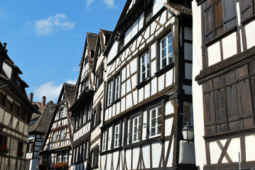 Maisons blanches à Strasbourg