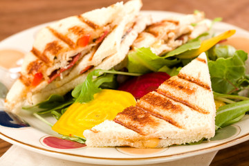 Panini with Salad