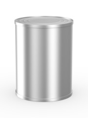 Can on white background. Isolated 3D image