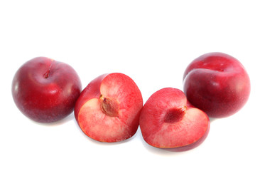 plum isolated.
