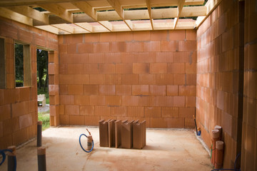brick house construction
