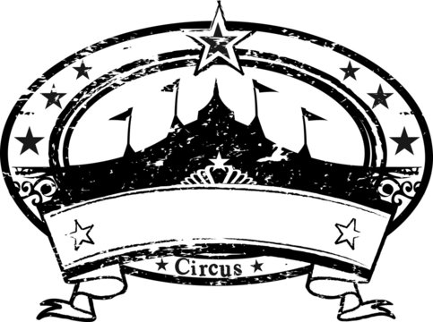 recommend clip art: circus stamp