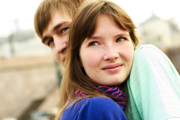 happy young couple