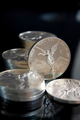 pure silver onza libertad coin
