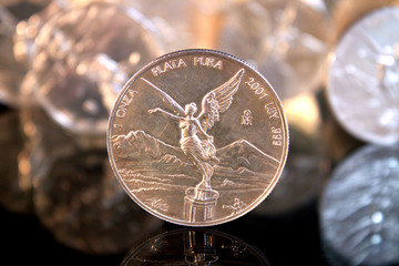 pure silver coins from mexico