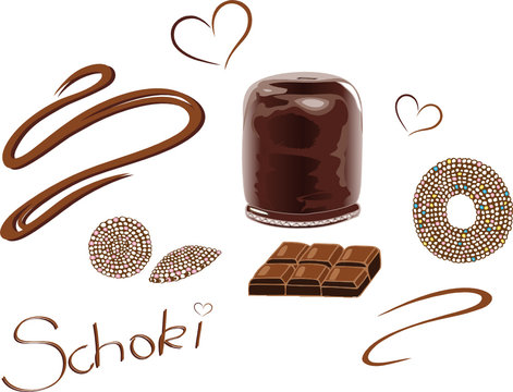 Schokolade, Kakao, Schoko, Schoki, Negerkuß