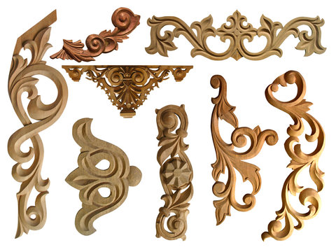 Decorative carved details