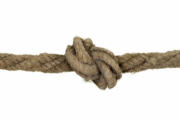Rope isolated on white background