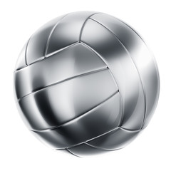 Volleyball in silver