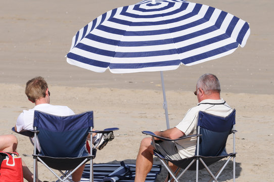 lecture sous parasol
