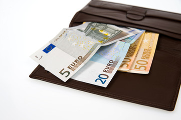 euro isolated on white