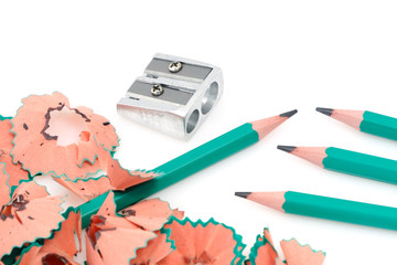 Crayons taillés