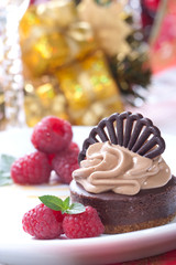 Chocolate cheesecake